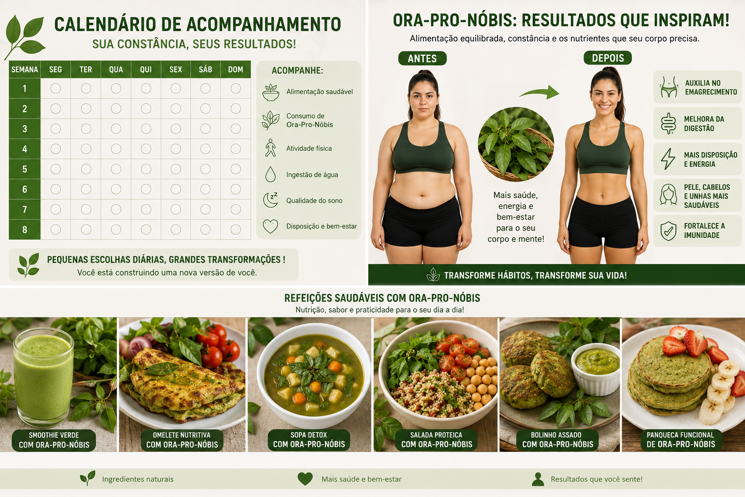 GUIA DEFINITIVO EMAGRECIMENTO FEMININO E MASCULINO COM ORA-PRO- NÓBIS 2026